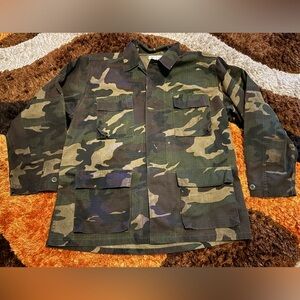 Corp Inc. Men’s, Button Down, Camouflage, Jacket